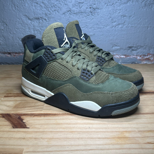 Jordan 4  Craft Medium Olive Used