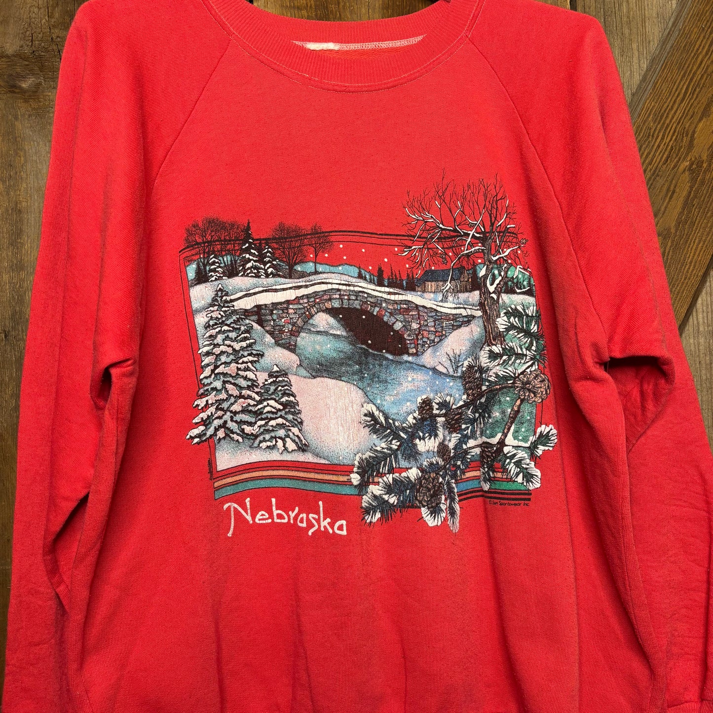 90s Nebraska Winter Crewneck