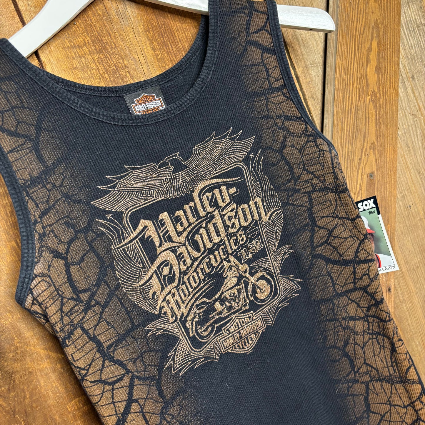 y2k Harley Davidson Rib Knit Tank
