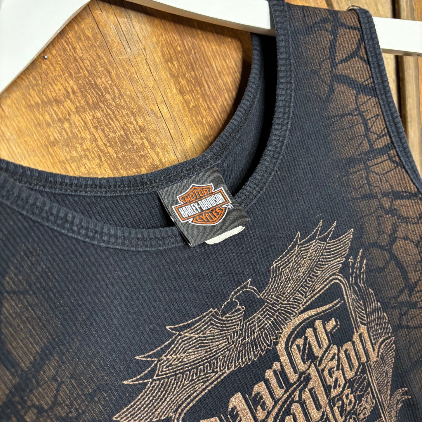 y2k Harley Davidson Rib Knit Tank