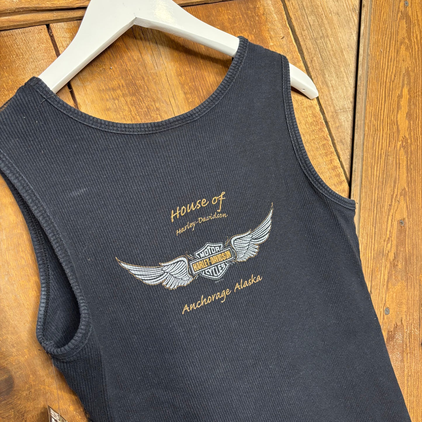 y2k Harley Davidson Rib Knit Tank