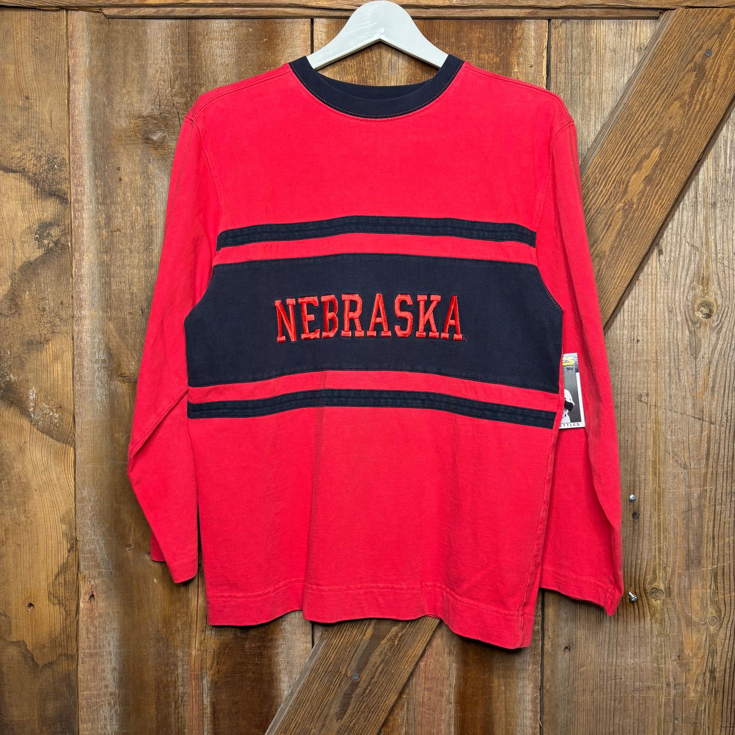90s Nebraska Adidas Rugby LS