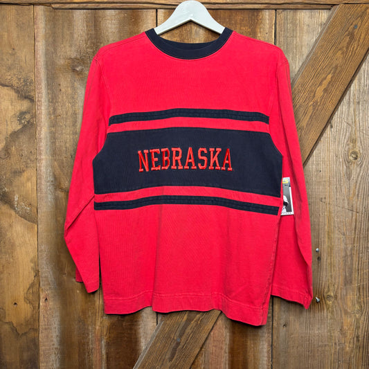 90s Nebraska Adidas Rugby LS