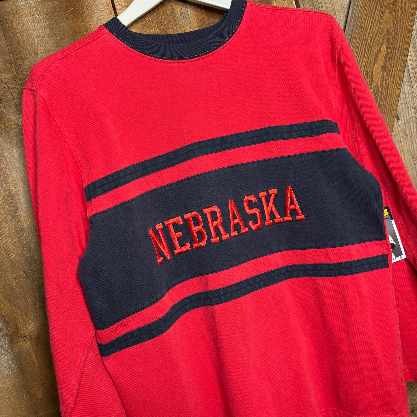 90s Nebraska Adidas Rugby LS