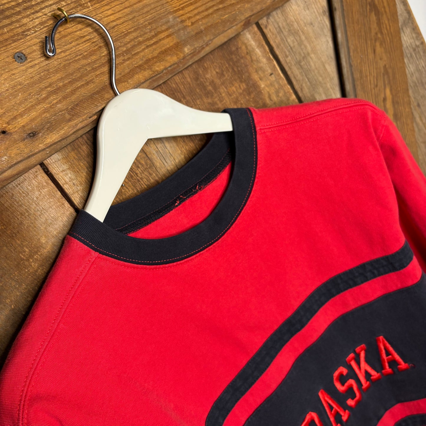 90s Nebraska Adidas Rugby LS