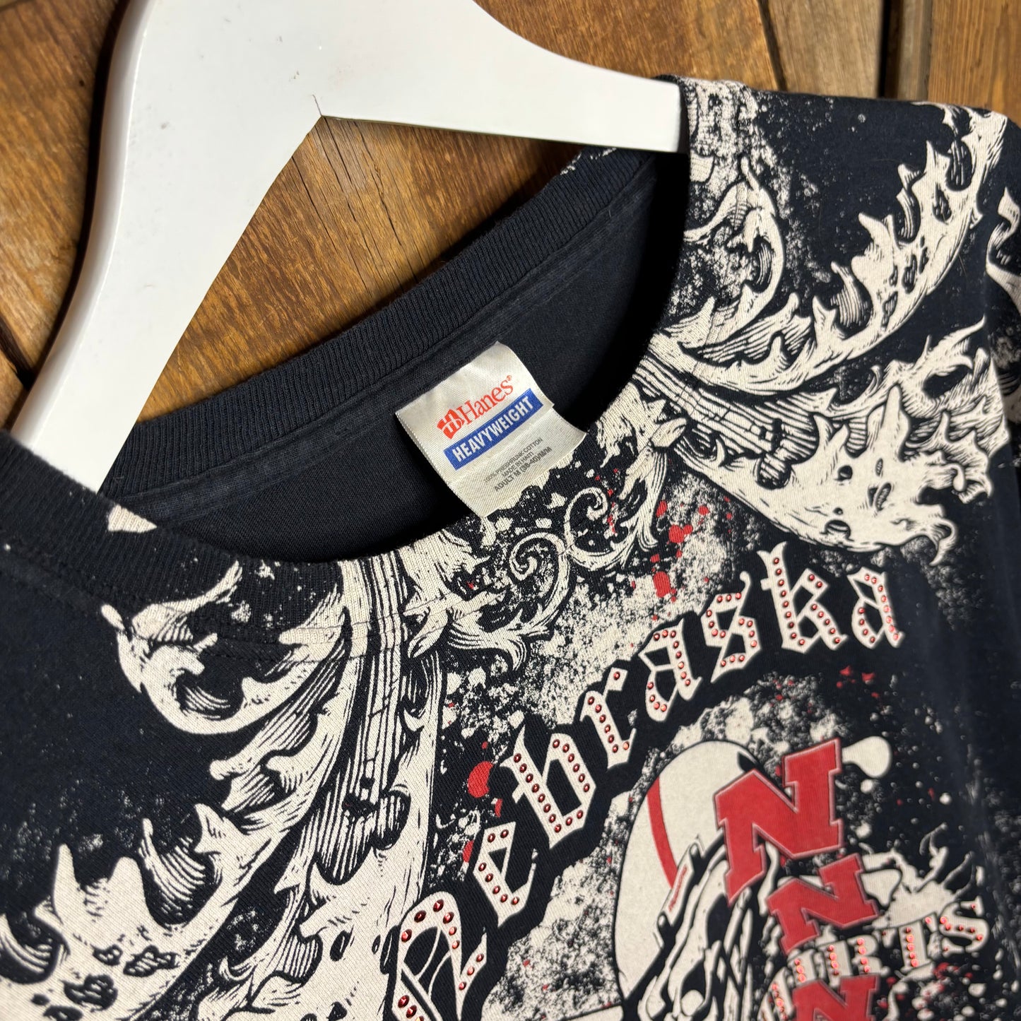 y2k Nebraska Blackshirts Grunge Punk