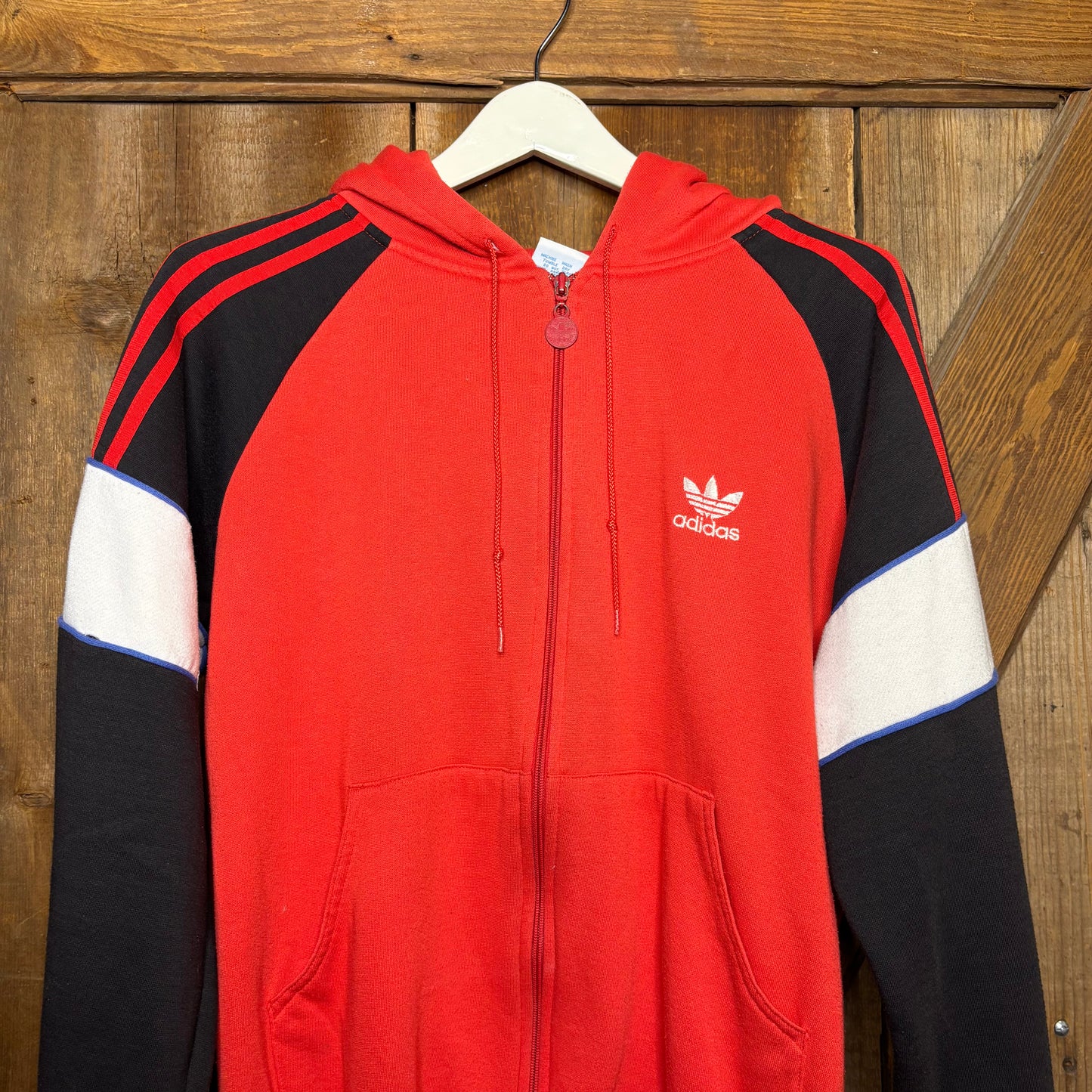 1980s Adidas Color Block Zip Up