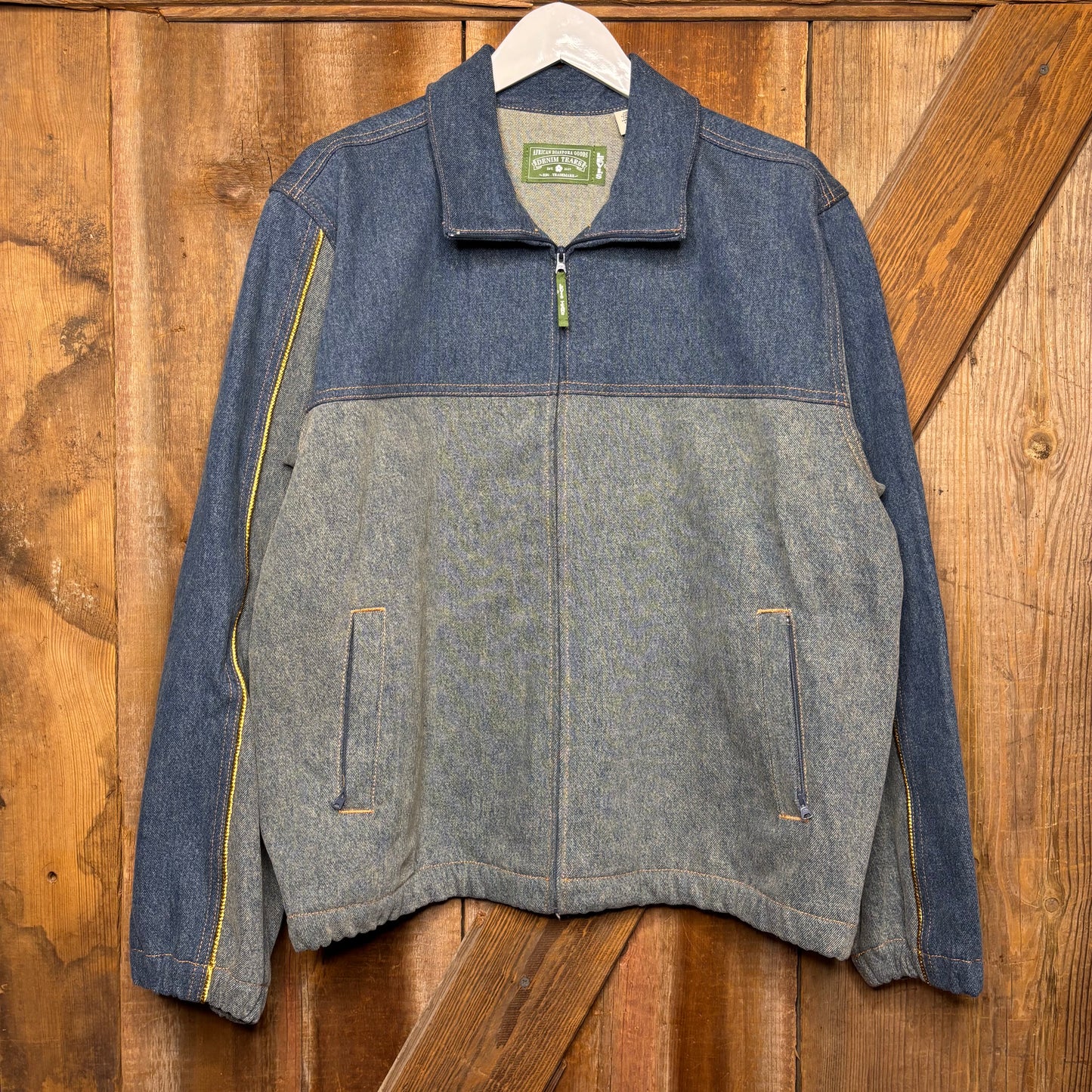 Denim Tears  Denim Big E Zip Up
