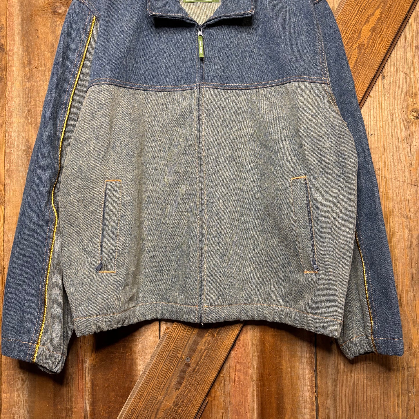 Denim Tears  Denim Big E Zip Up