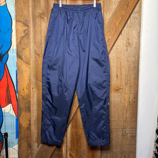 y2k Nike Swishy Pants Navy
