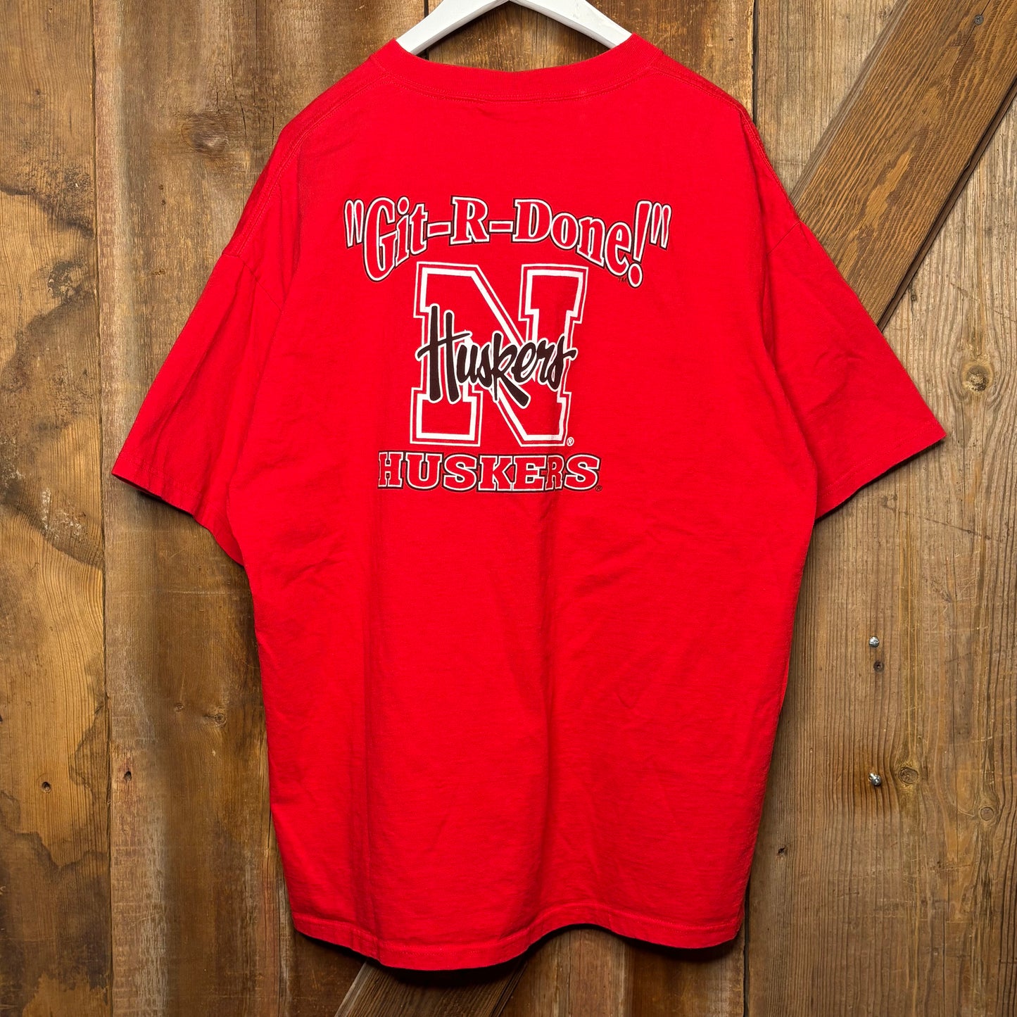 Vtg Git R Done Husker