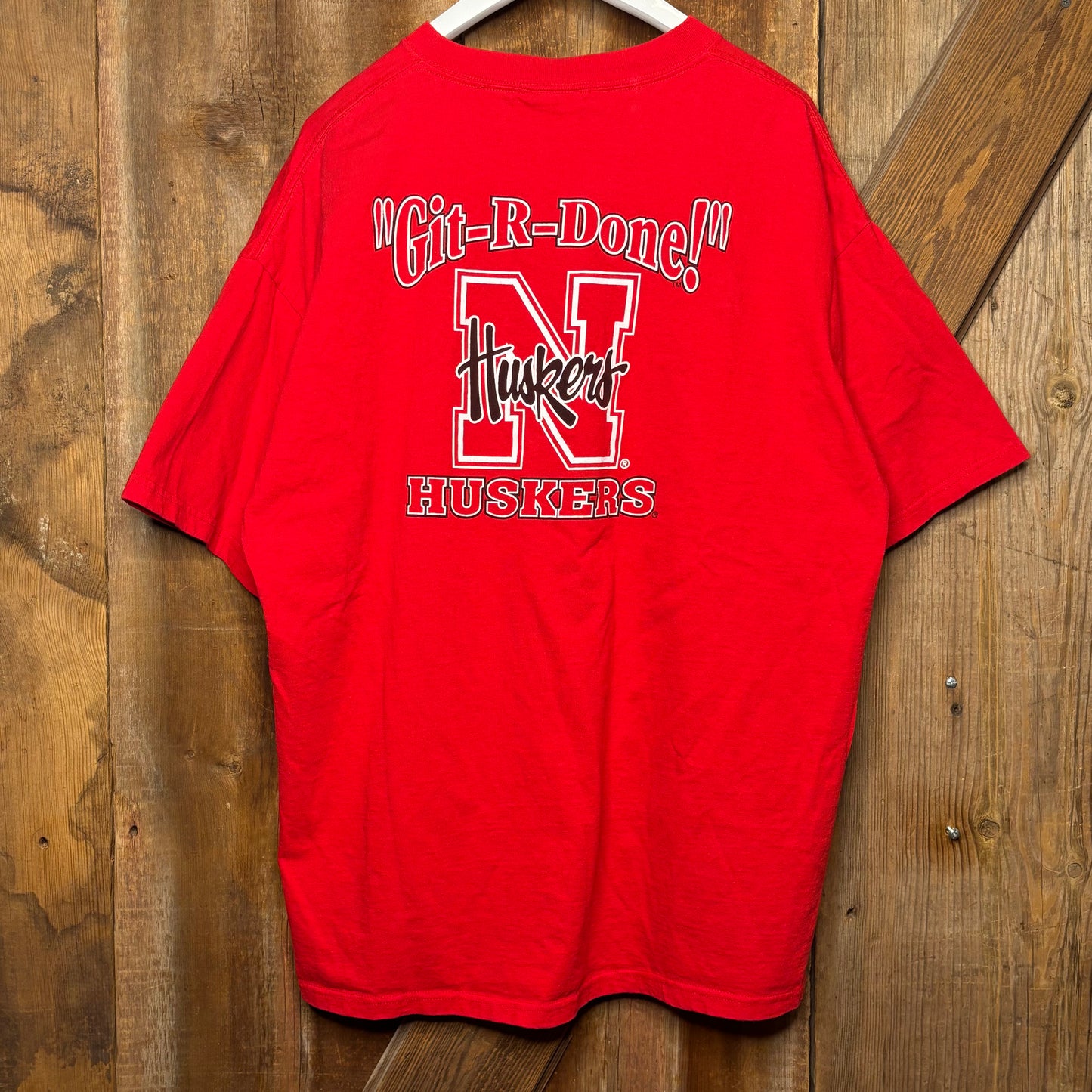 Vtg Git R Done Husker