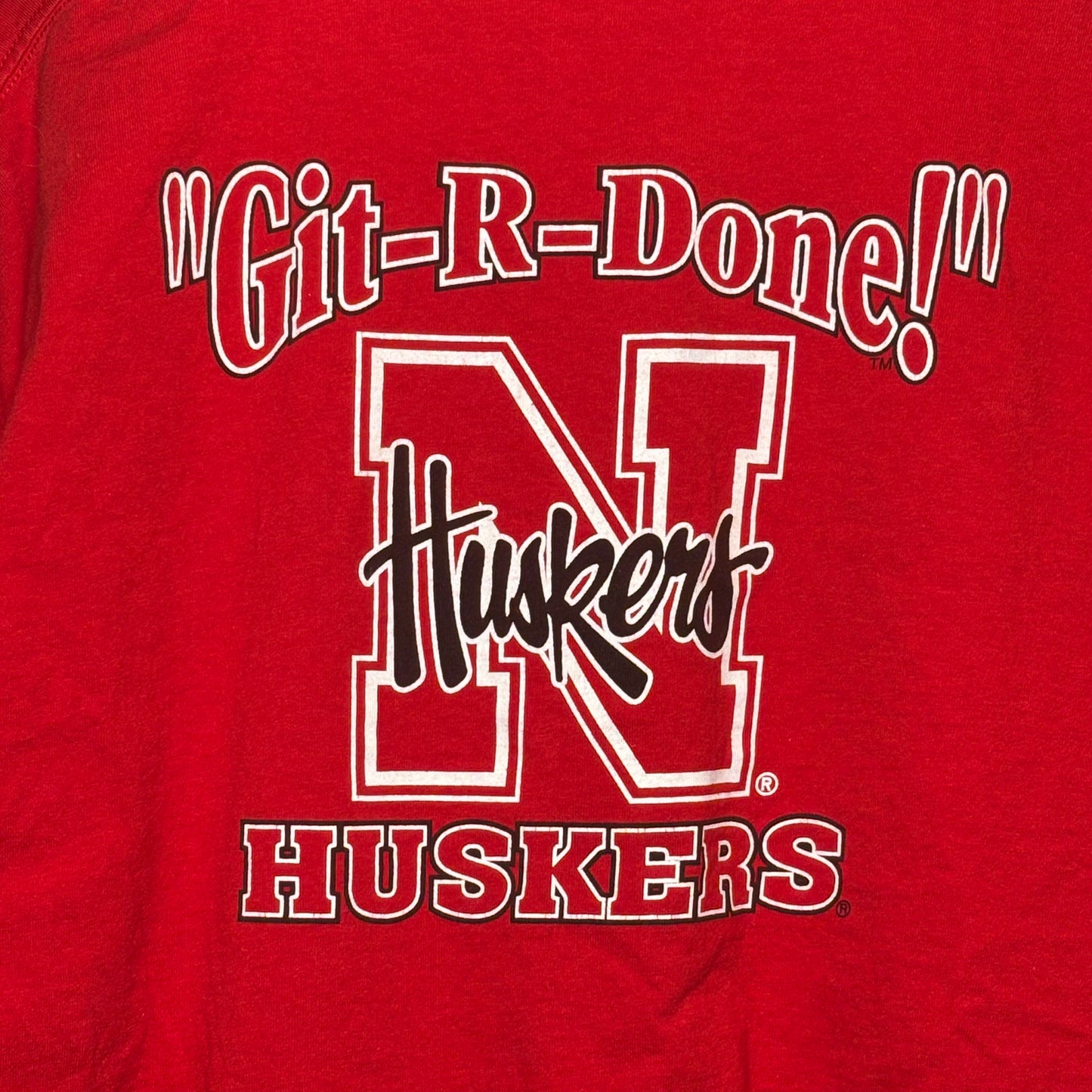 Vtg Git R Done Husker