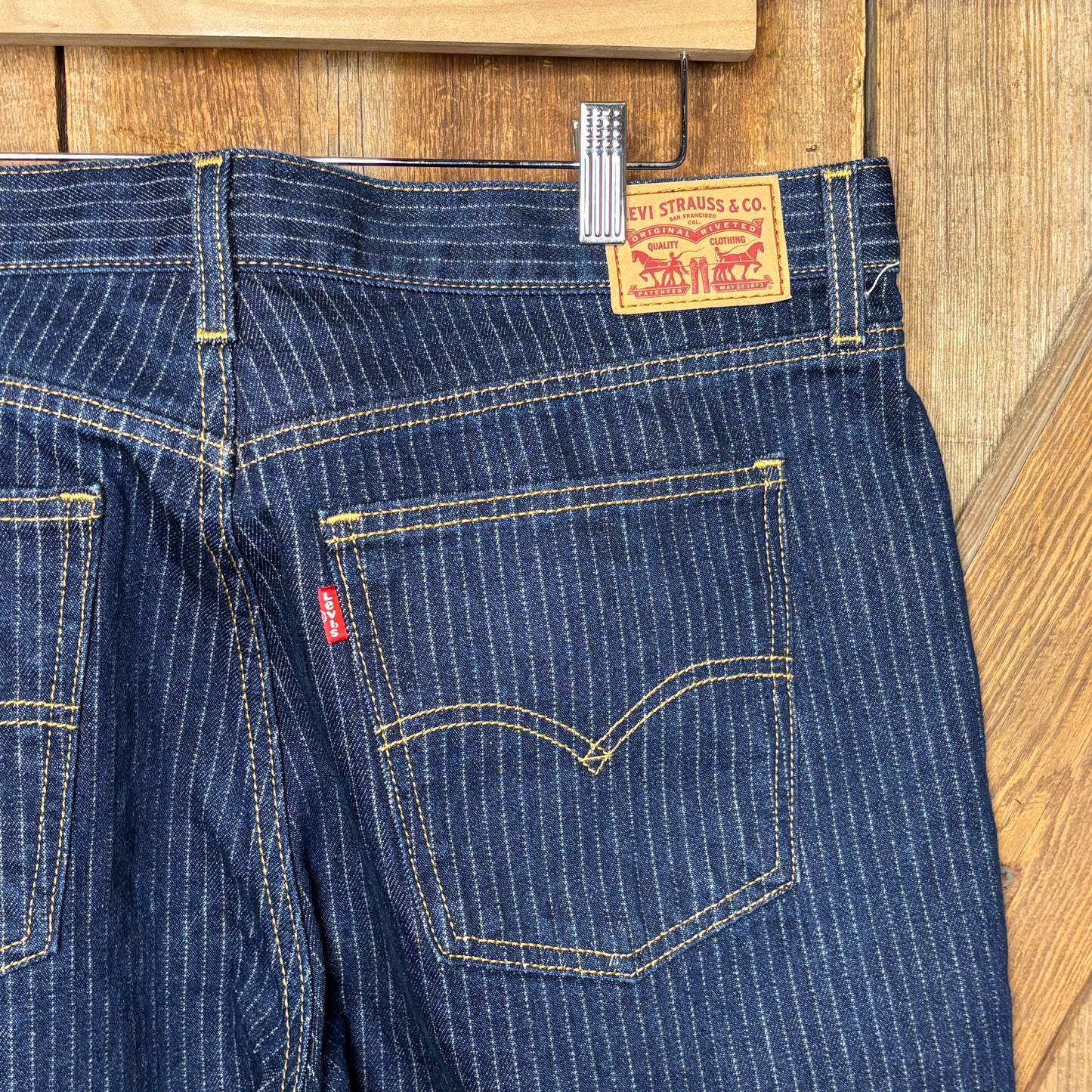 Levis Pinstripped Levis