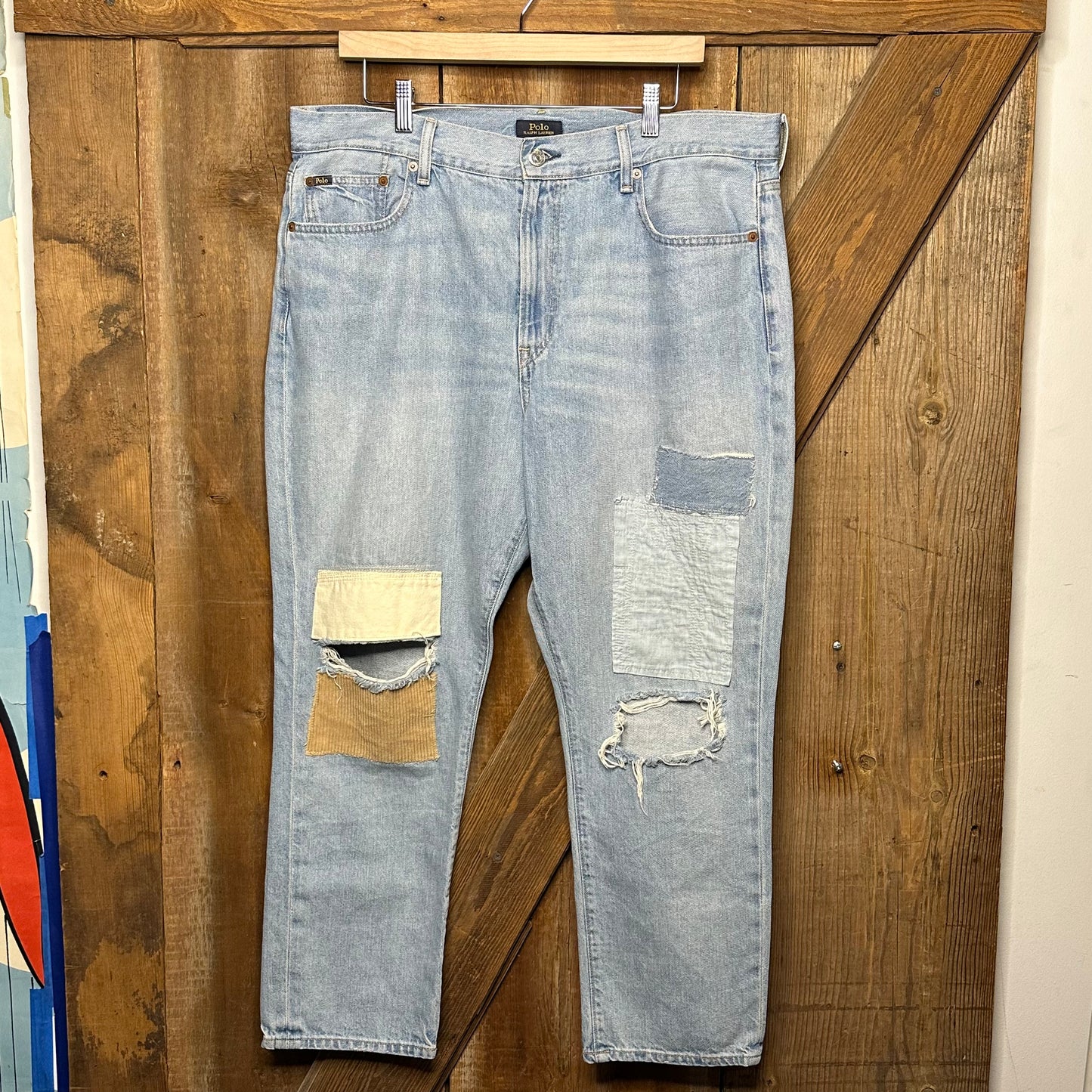 Polo Repaired Denim Jeans
