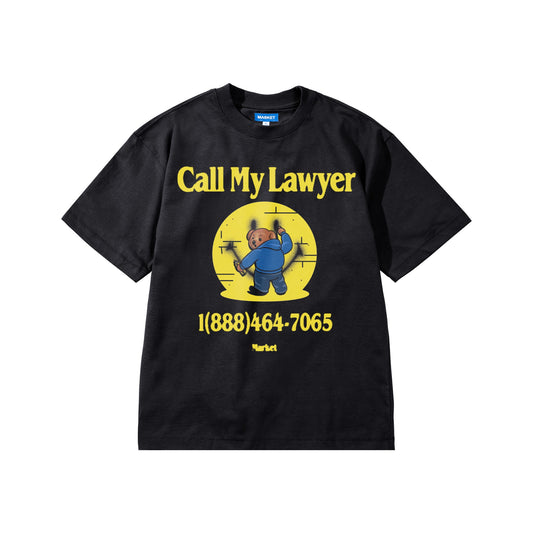 Market SMILEY CALL MY LAWYER BLACK