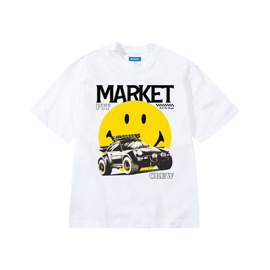 Market SMILEY ALL FOUR T-SHIRT WHITE