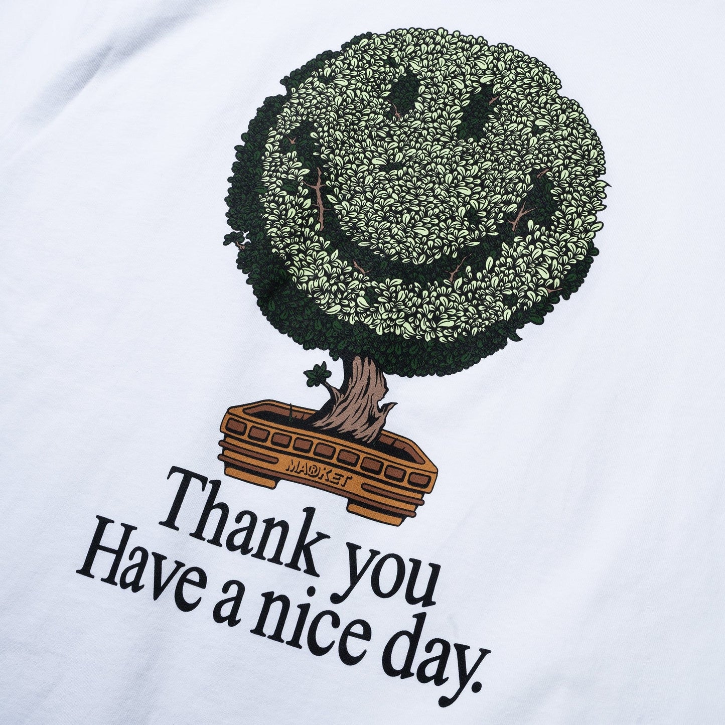 Smiley Bonsai Tree T-Shirt