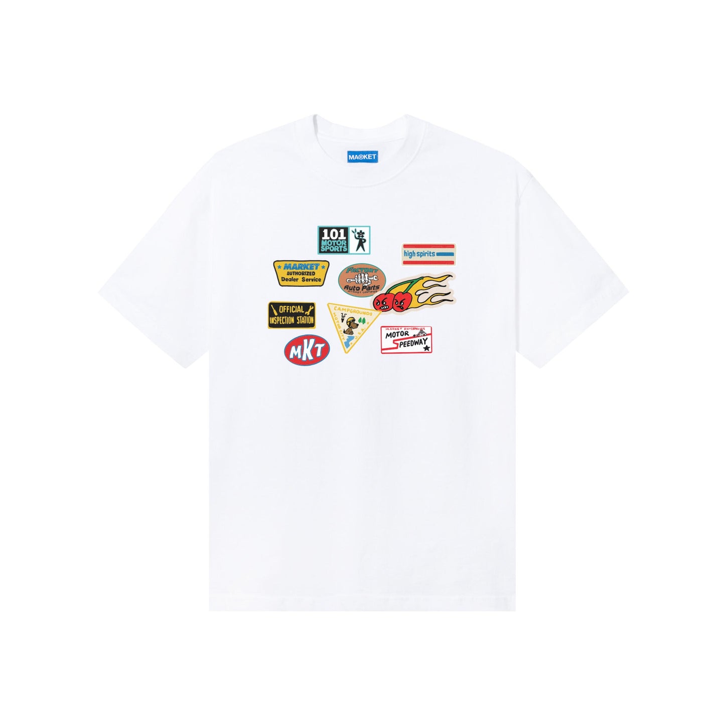 PATCHED T-SHIRT WHITE