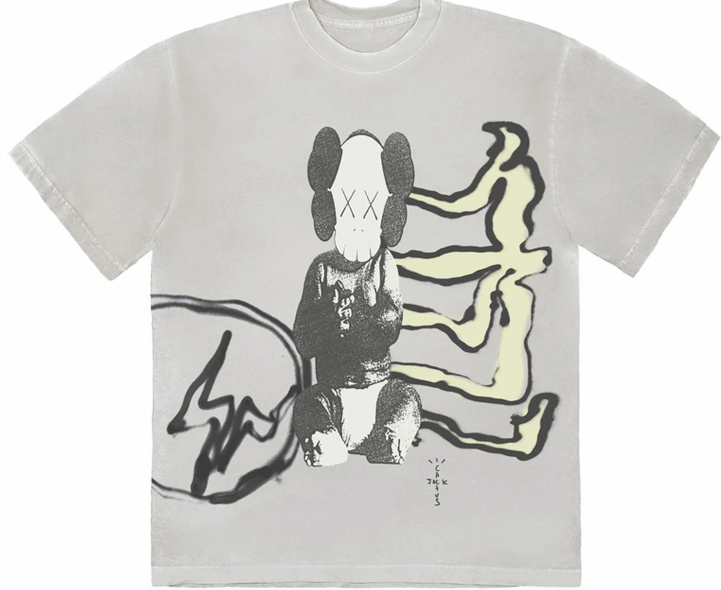 Travis Scott Kaws Tee L