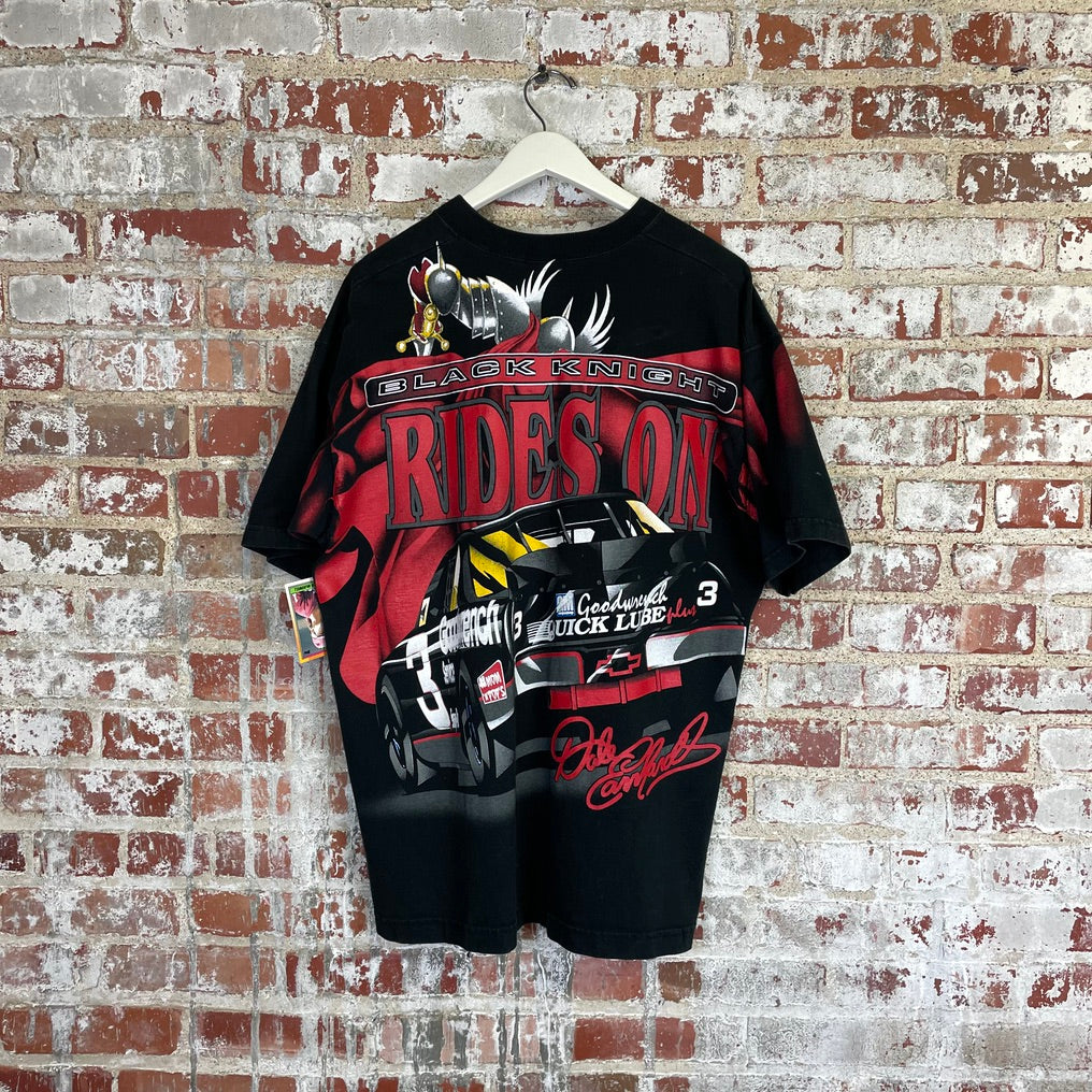 vtg Dale Earnhardt Black Knight Tee XL