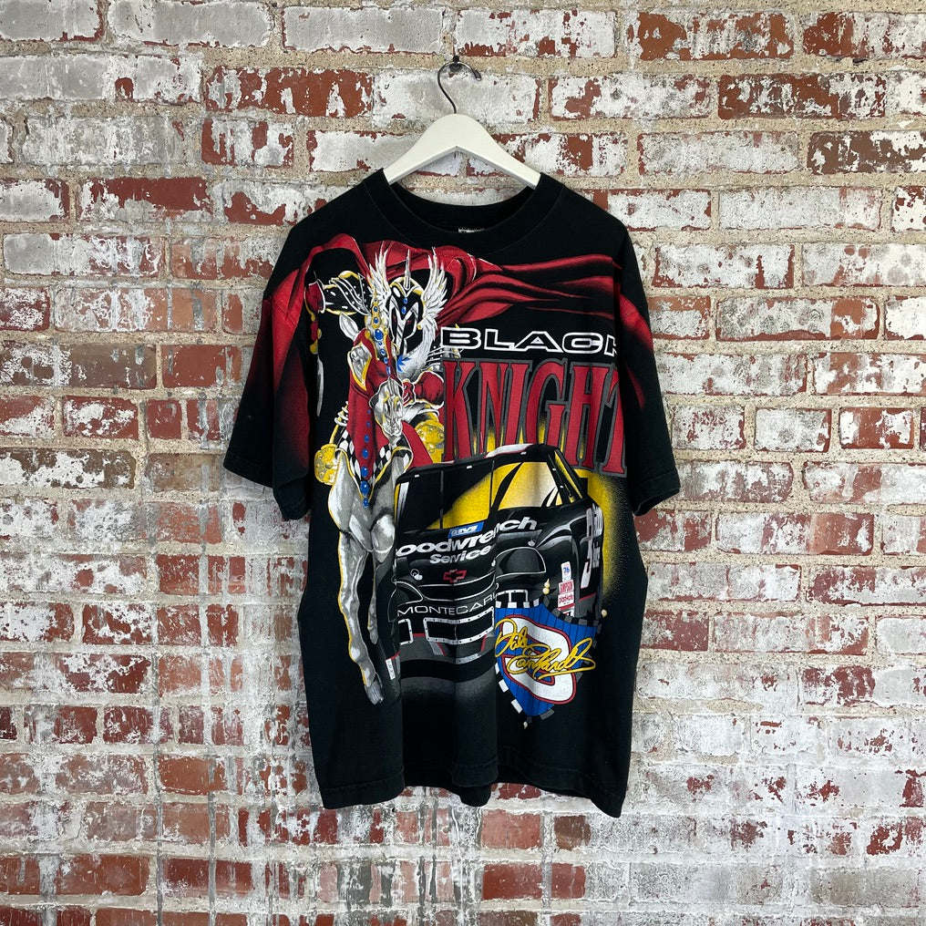 vtg Dale Earnhardt Black Knight Tee XL